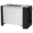 Toaster Albert - Silberfarben/Schwarz, Kunststoff/Metall (28/17/17,5cm)