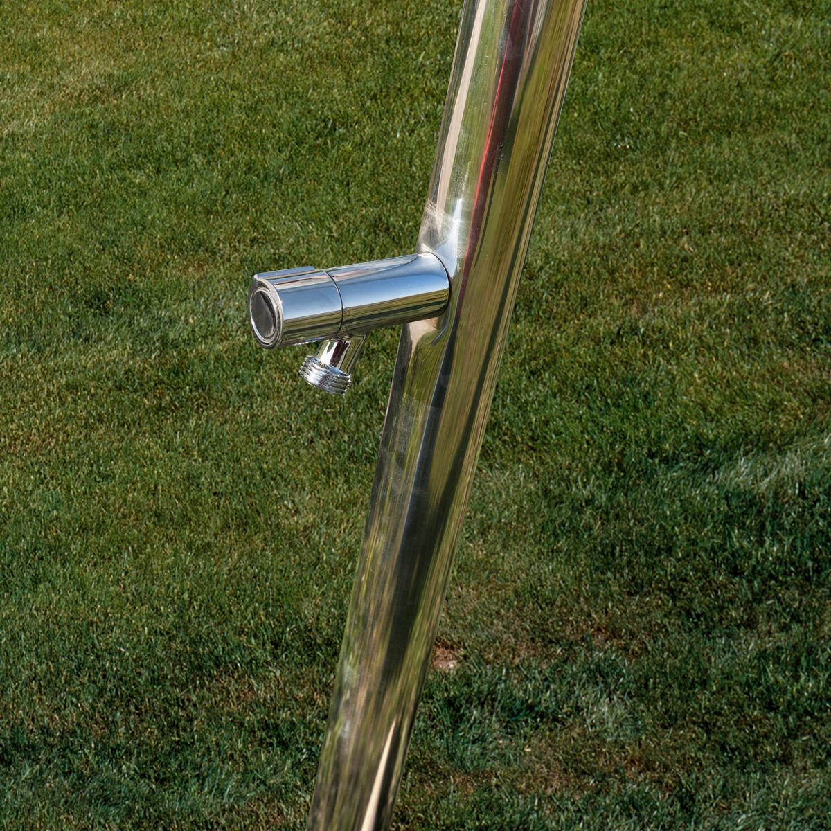 PRYSZNIC OGRODOWY GRE DAI43F - kolor stalowy, Konventionell, metal (4,3/216cm) - Gre