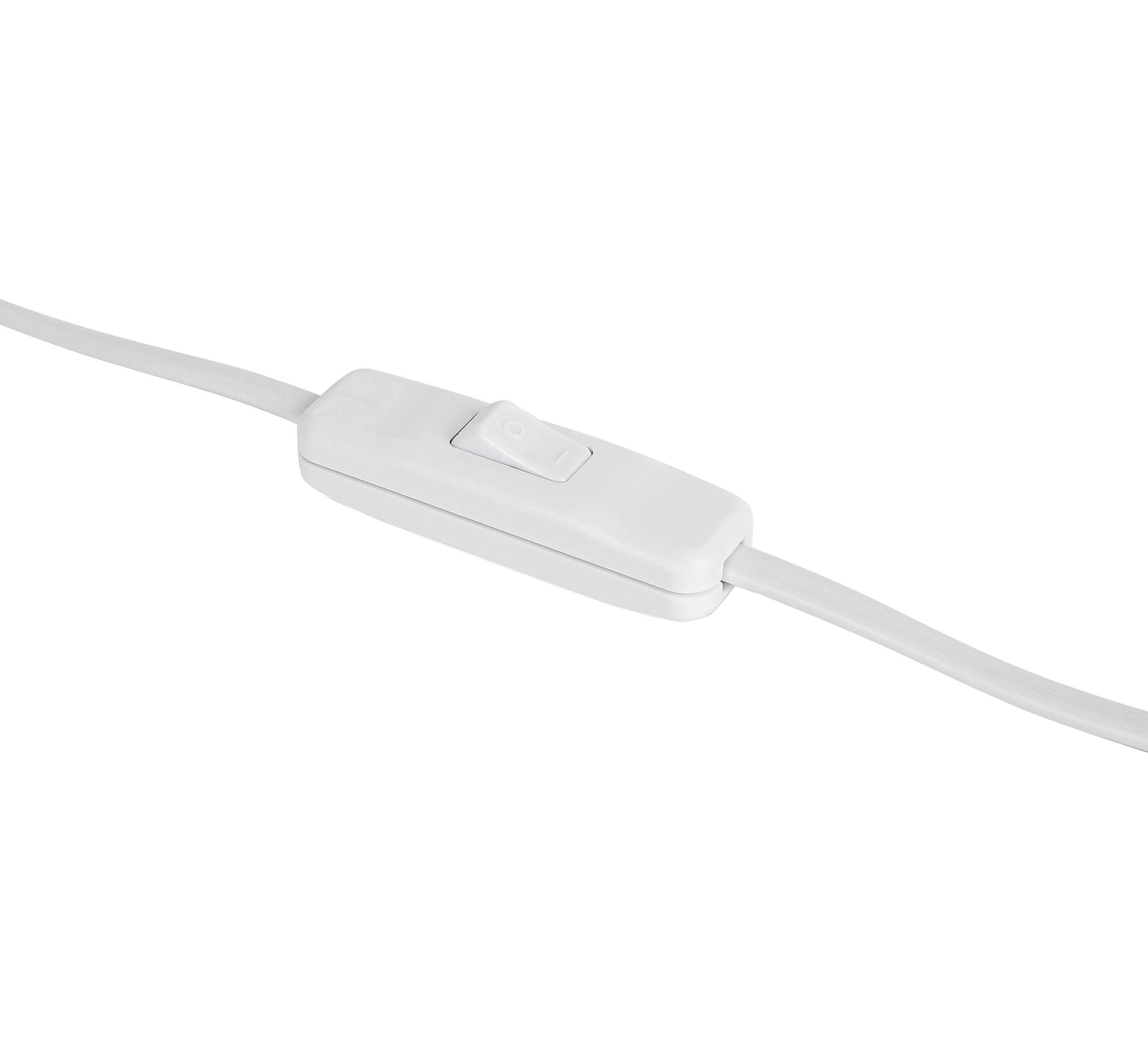 BORDSLAMPA STOFLI - vit/naturfärgad, Modern, metall/textil (28/44cm) - Mömax