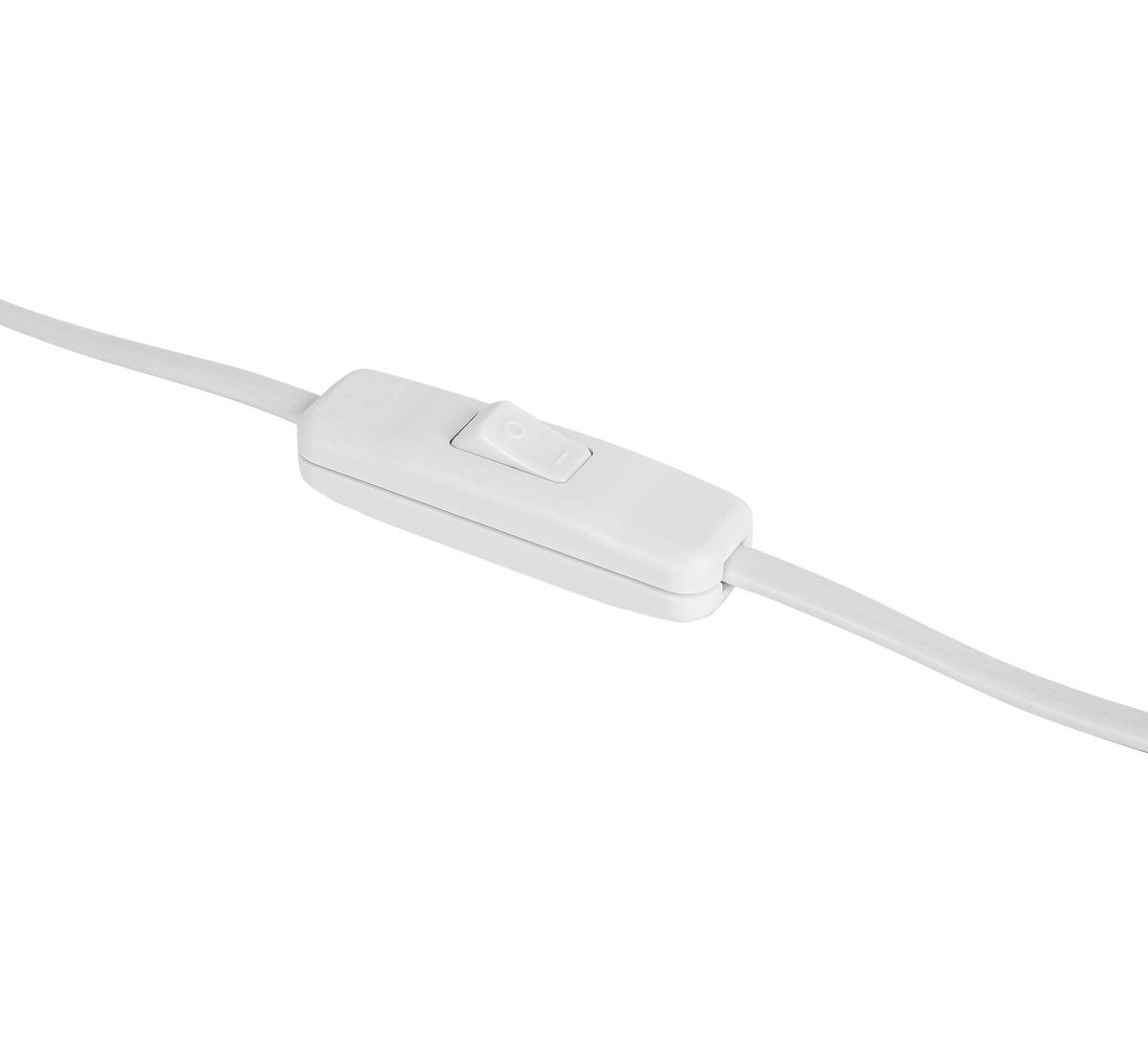 Tischleuchte Stofli Naturfarben/Weiß max. 40 Watt - Naturfarben/Weiß, MODERN, Kunststoff/Textil (28/44cm) - Mömax