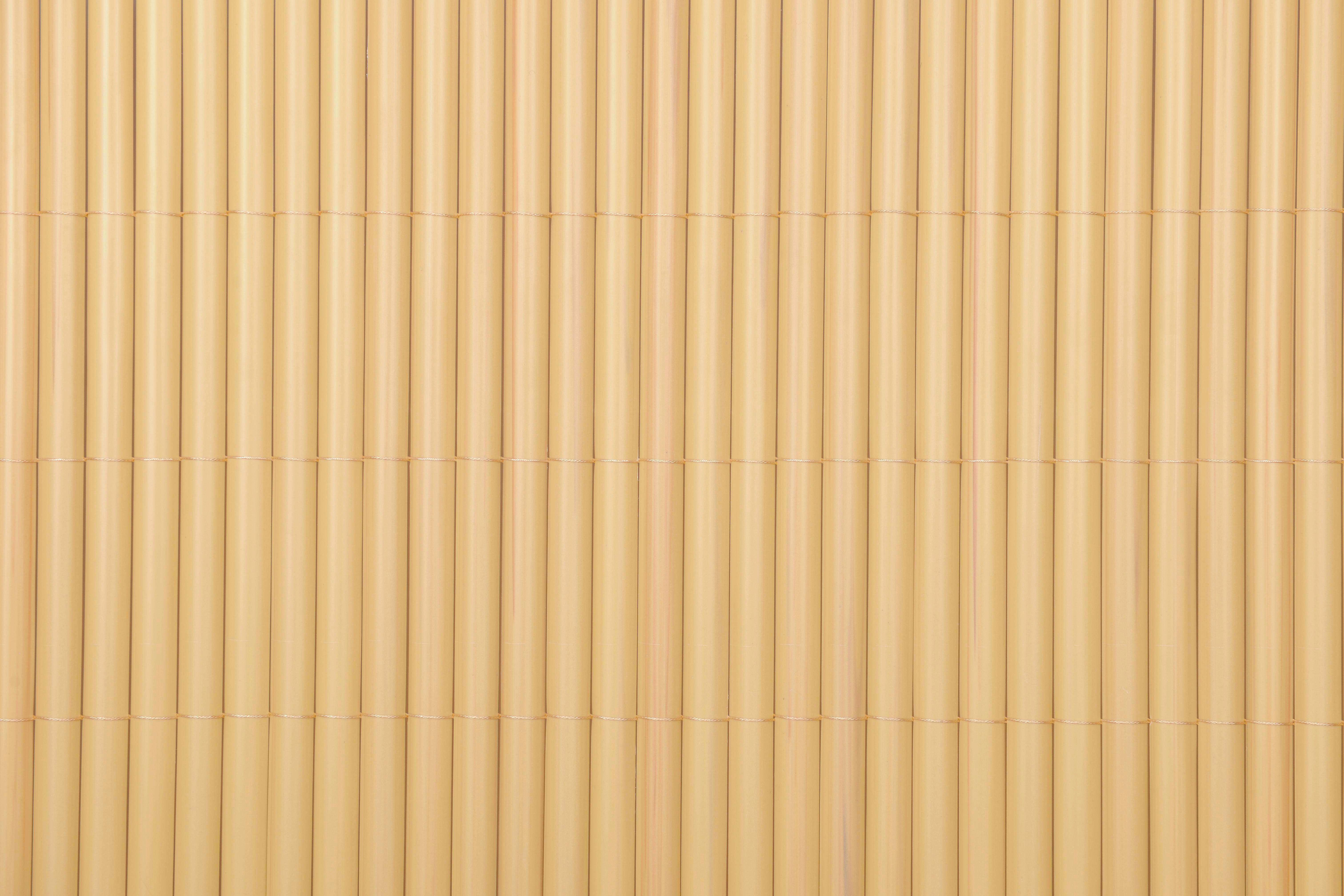 Sichtschutz ca. 500x90 cm PVC Bambus - Braun, MODERN, Kunststoff (500/90/0,5cm) - Gardenson