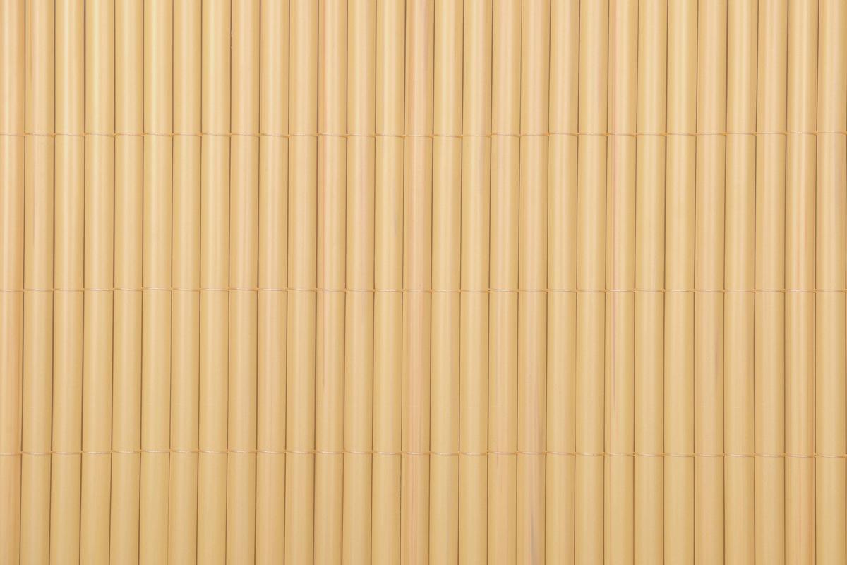Sichtschutz ca. 500x90 cm PVC Bambus - Braun, MODERN, Kunststoff (500/90/0,5cm) - Gardenson