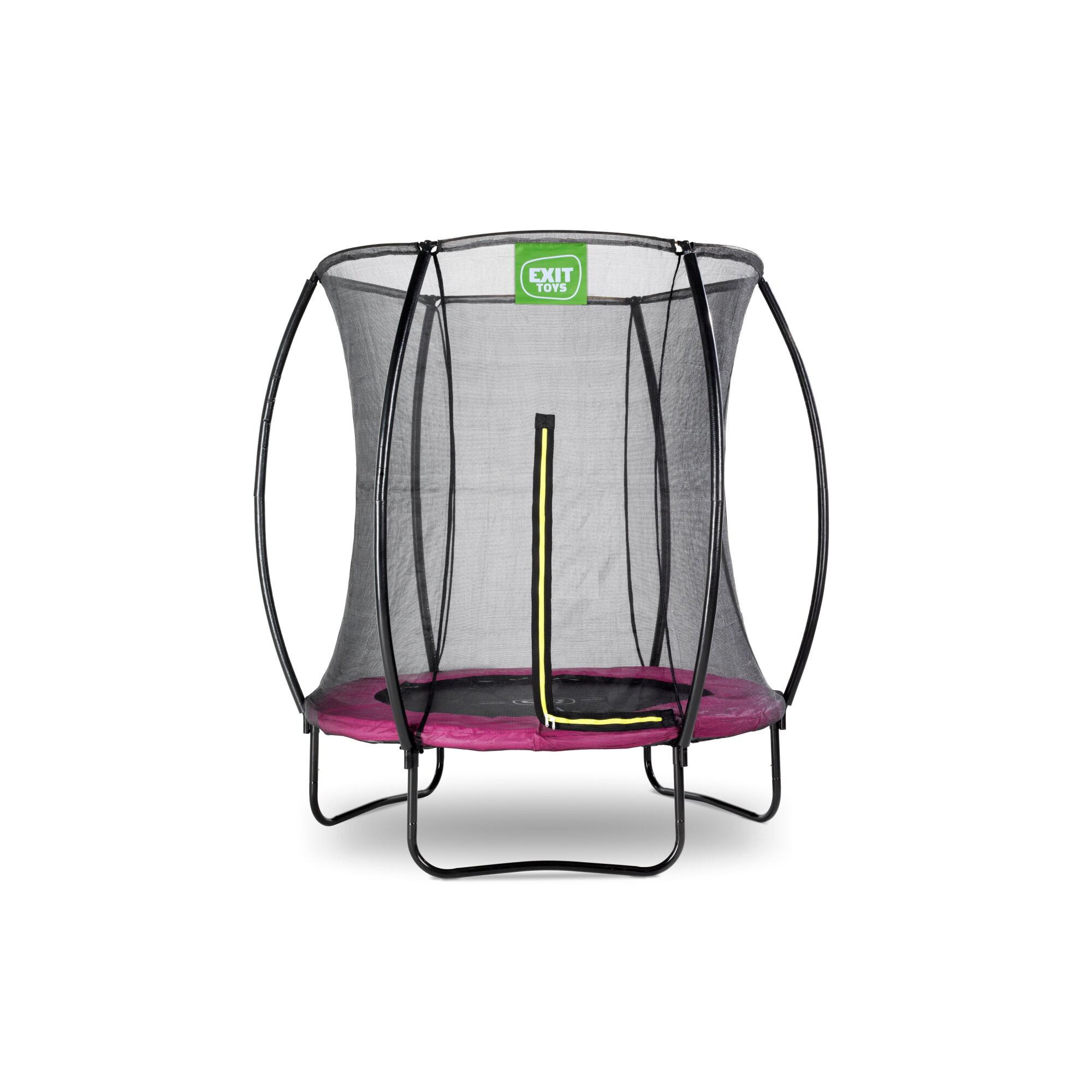 Trampolin Exit Silhouette, Ø 183cm - roza, Konvencionalno, kovina/umetna masa (183/213cm) - EXIT Toys