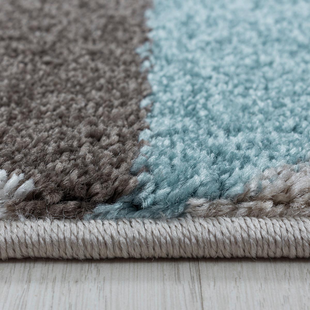 Webteppich Efor Blau ca. 140x200cm - Blau, Design, Textil (140/200cm)
