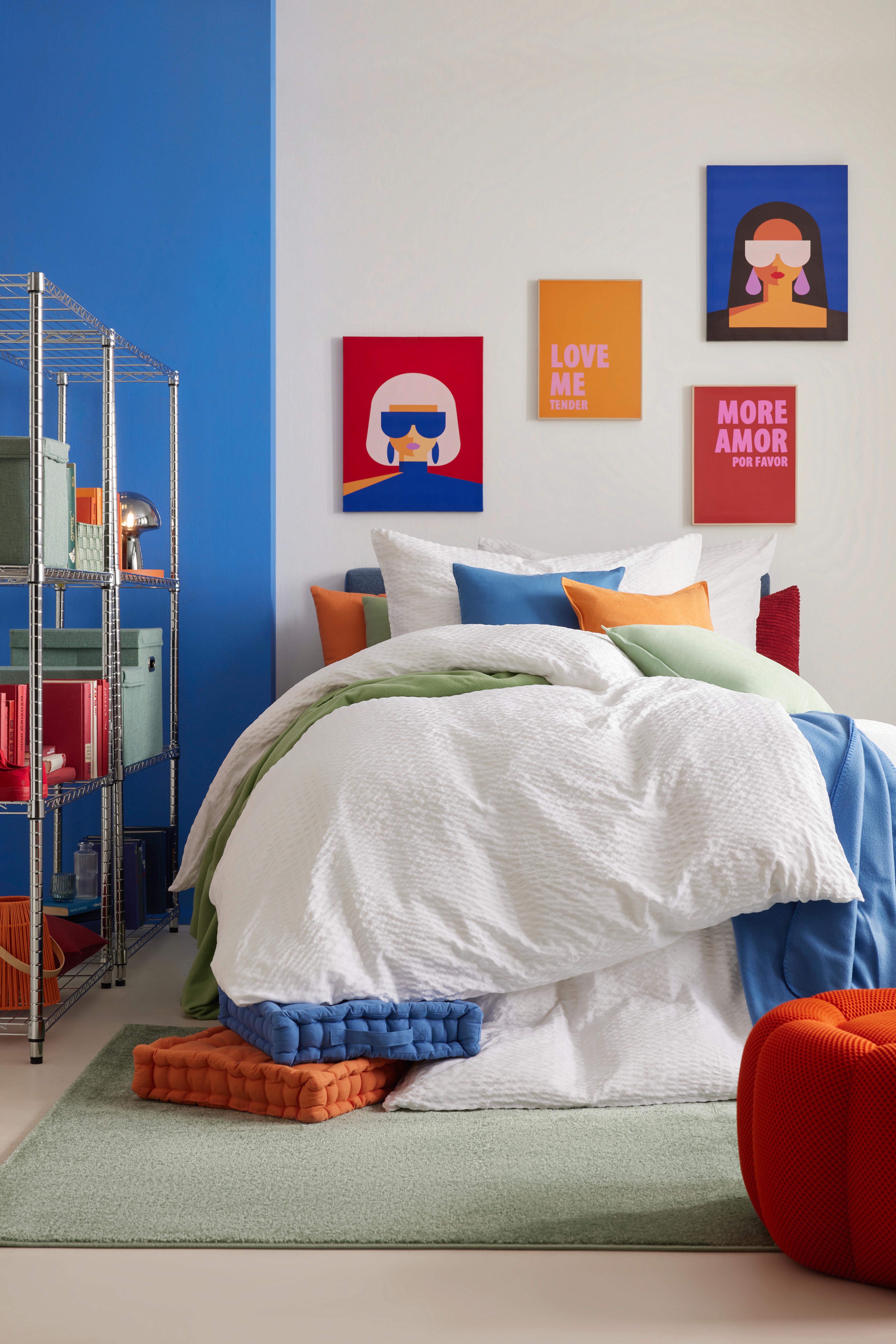 Fleecedecke Felicity Blau ca. 140x200cm - Blau, KONVENTIONELL, Textil (140/200cm) - Modern Living