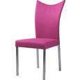 Stol Moon - roza, Moderno, kovina/leseni material (46/100/64cm) - Premium Living