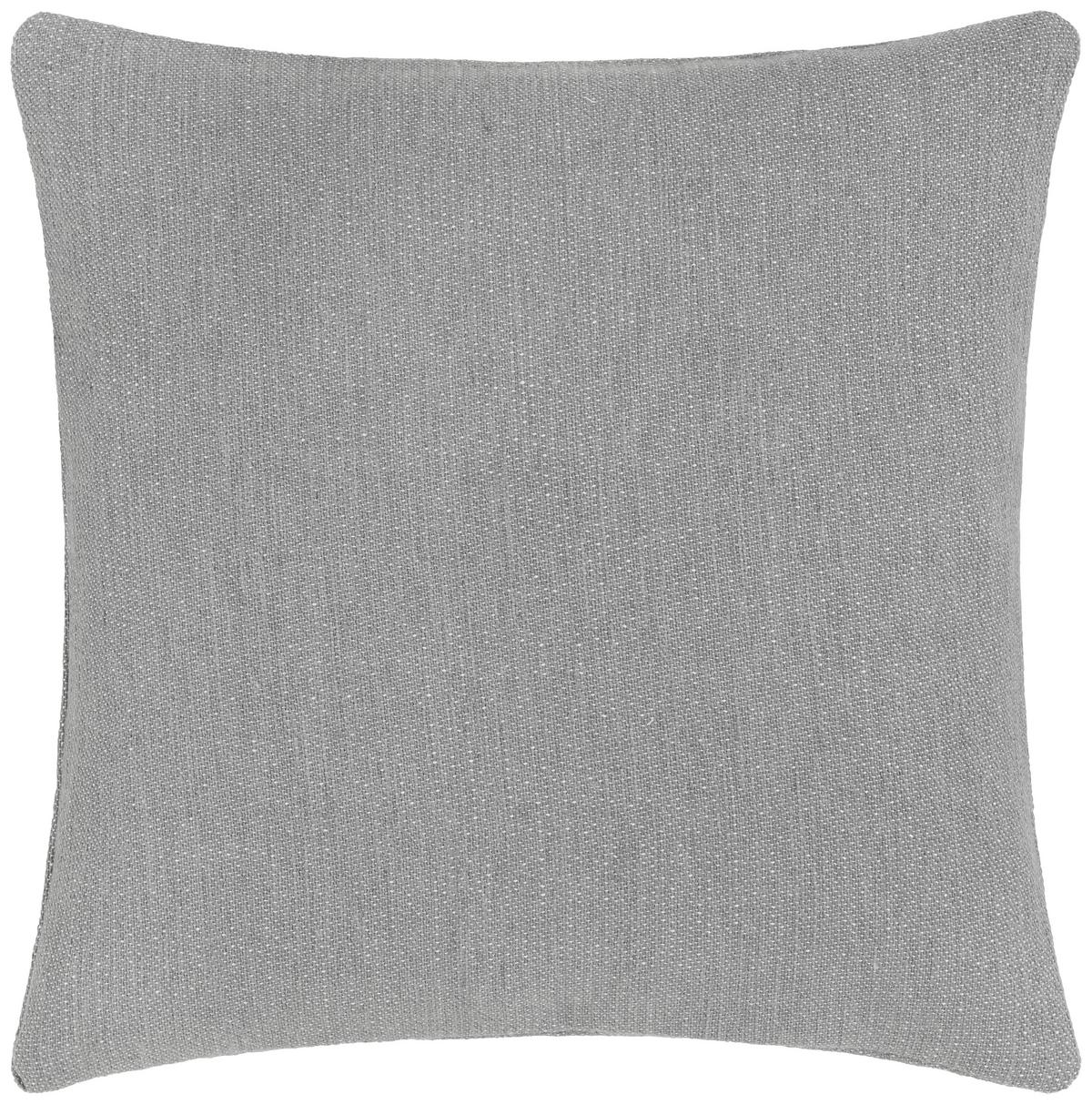 Kissenhülle Kerstin in Hellgrau ca. 50x50cm - Hellgrau, Basics, Textil (50/50cm) - Premium Living