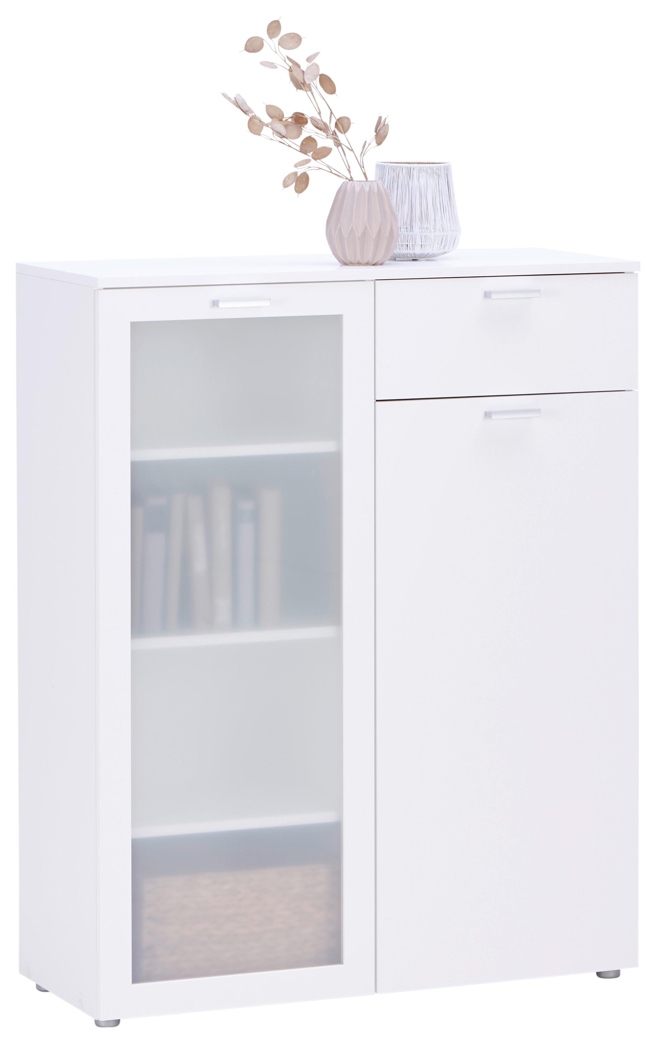 Kommode Xeno in Weiß - Weiß, KONVENTIONELL, Holzwerkstoff/Kunststoff (90/115/37cm) - Mömax
