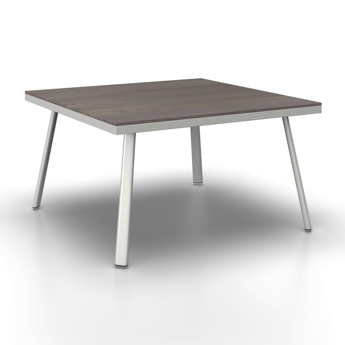 DINING-LOUNGESET ELISA - Weiss/Dunkelgrau, Modern, Kunststoff/Textil (238/74/75cm) - Bessagi Garden