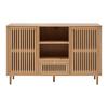 SIDEBOARD BARCELONA -EXKLUSIV- - guldfärgad/naturfärgad, Lifestyle, metall/papper (142,8/90/40cm) - Mömax