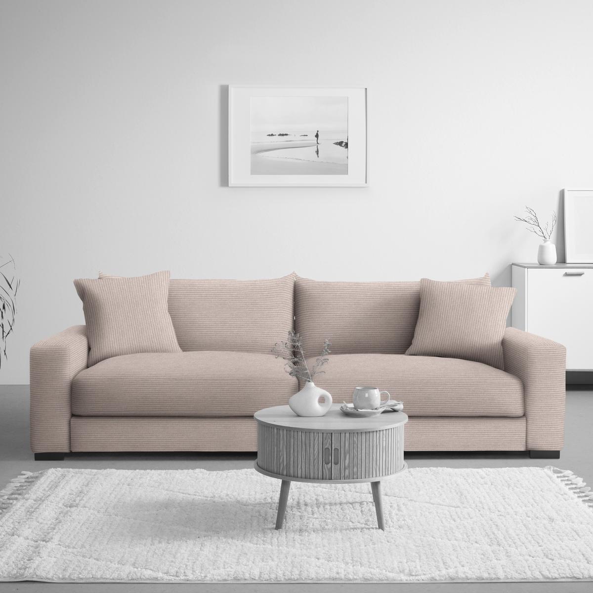 Megasofa Pedro Rosa - Rosa, MODERN, Holz/Holzwerkstoff (261/83/124cm) - Mömax