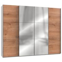 Ormar S Kliznim Vratima Level 36 A - bijela/boje hrasta, Moderno, drvni materijal/metal (300/236/65cm) - Modern Living