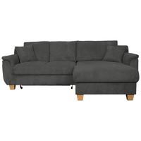 Colţar ALEX - gri închis, Modern, textil (246/156cm) - Modern Living