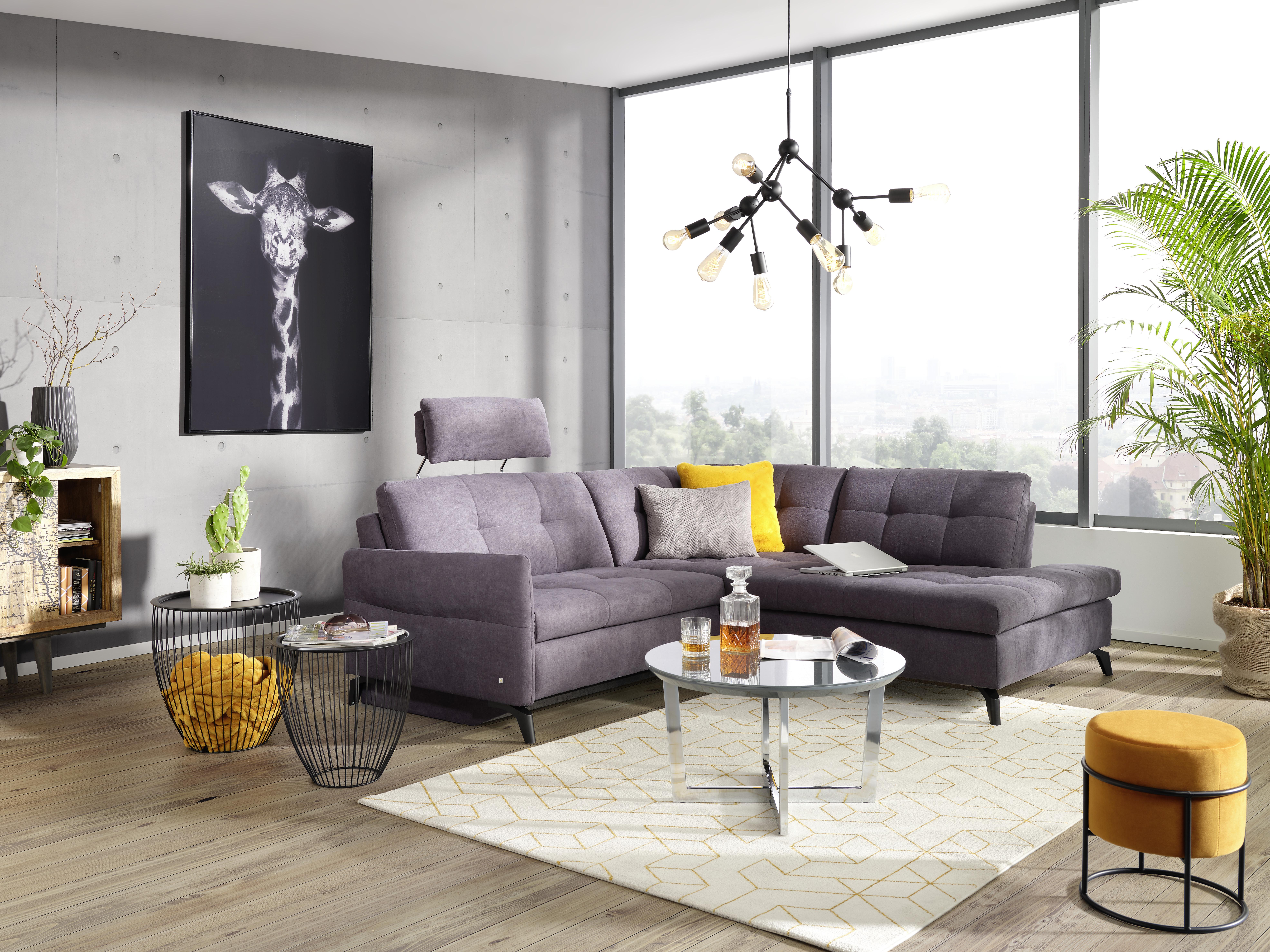 SIDOBORD SET NELE - svart, Modern, metall (47,5-41,5/47,5-42cm) - Mömax