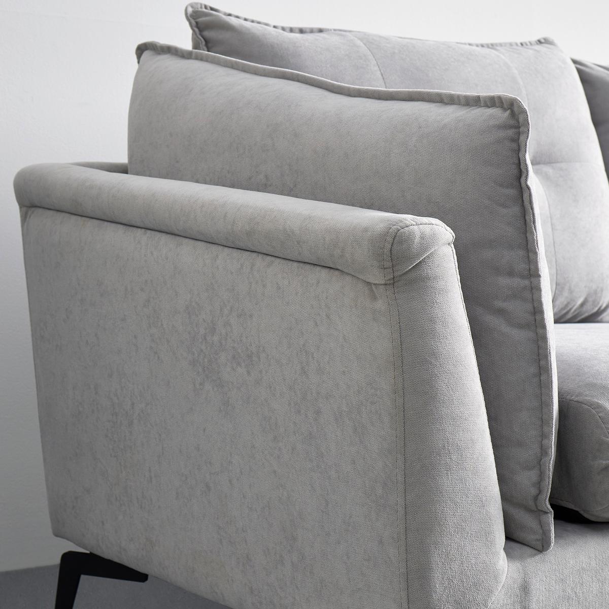 Sarokkanapé Sandro - világosszürke, Modern, textil/fa (258/86/82-160cm) - Bessagi Home