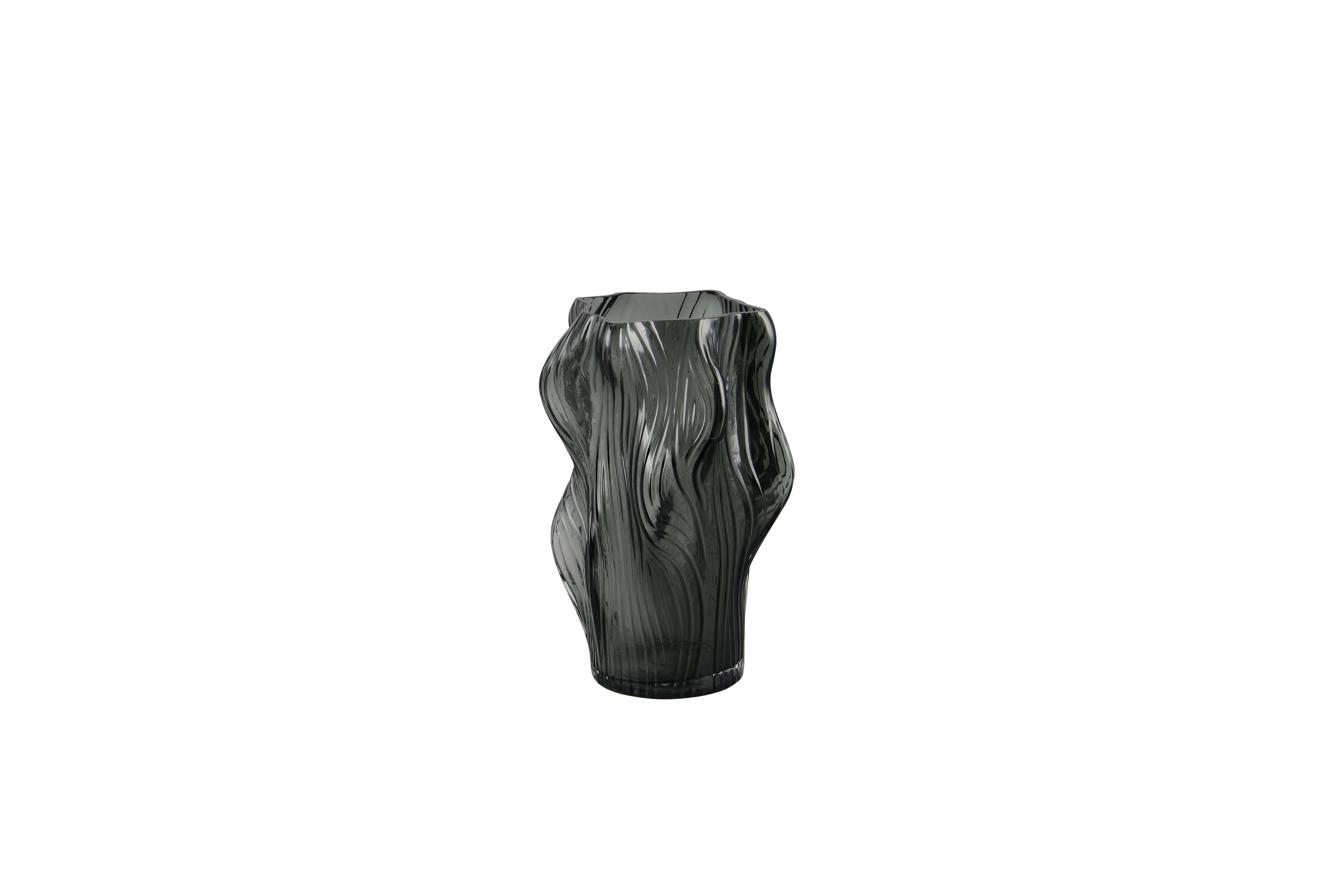 Dekovase Vapor Rauchfarbig - Basics, Glas (19,5/20,5/29,5cm)
