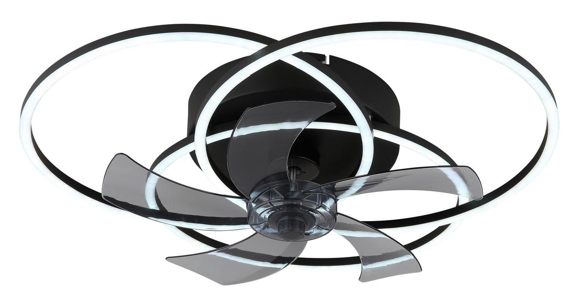 Stropni Ventilator Alia 03645 Alia - bijela/svijetlo siva, Design, metal/plastika (58/17,5cm) - Globo