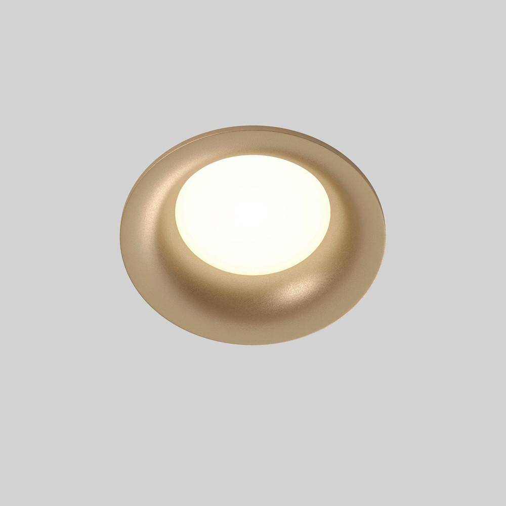 DECKENLEUCHTE SLIM - Goldfarben, Modern, Metall (8,5/4cm) - MAYTONI