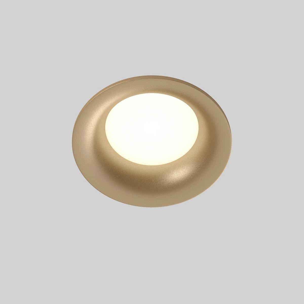 DECKENLEUCHTE SLIM - Goldfarben, Modern, Metall (8,5/4cm) - MAYTONI