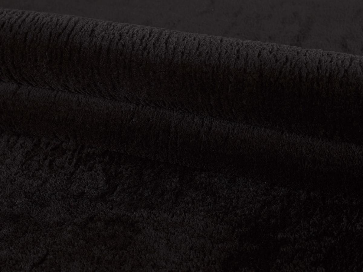 Hochflorteppich Catwalk Schwarz ca. 80x150cm - Schwarz, Basics, Textil (80/150cm) - Novel