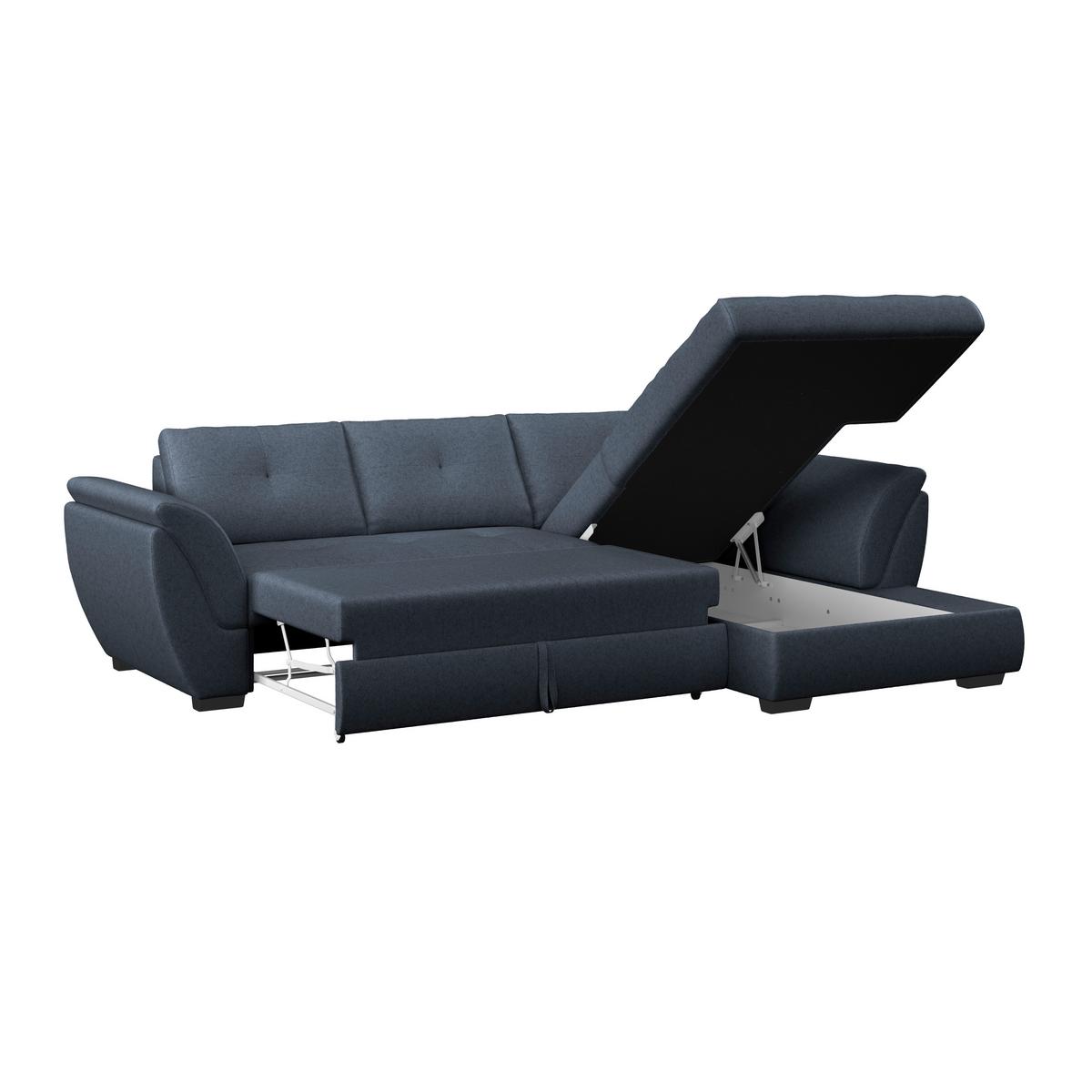 Coltar Berisso - albastru închis, Design, textil (278/187cm) - Mömax