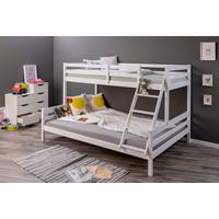 Etagenbett Sleepy Cloud ca. 90-140x200 cm Weiß - Weiß, MODERN, Holz (90-140/200cm) - MID.YOU