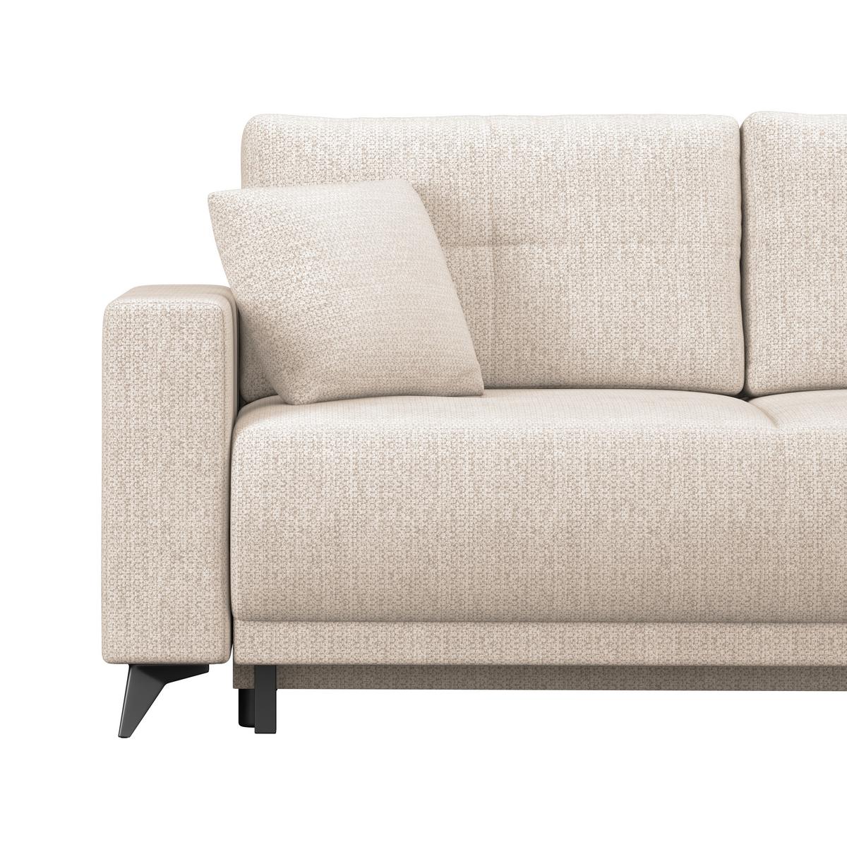 Kutna Garnitura Texas - bež/crna, Konvencionalno, drvo (259/203cm)