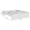 SÄNGRAM UNIT 180 -BASED- - vit, Klassisk, trämaterial (180/200cm) - Based