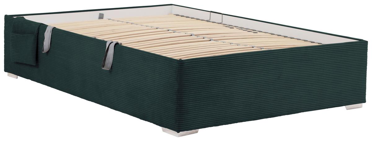PAT REMI DECOR VERDE - verde/culoare natur, Konventionell, lemn/textil (140/200cm) - Mömax