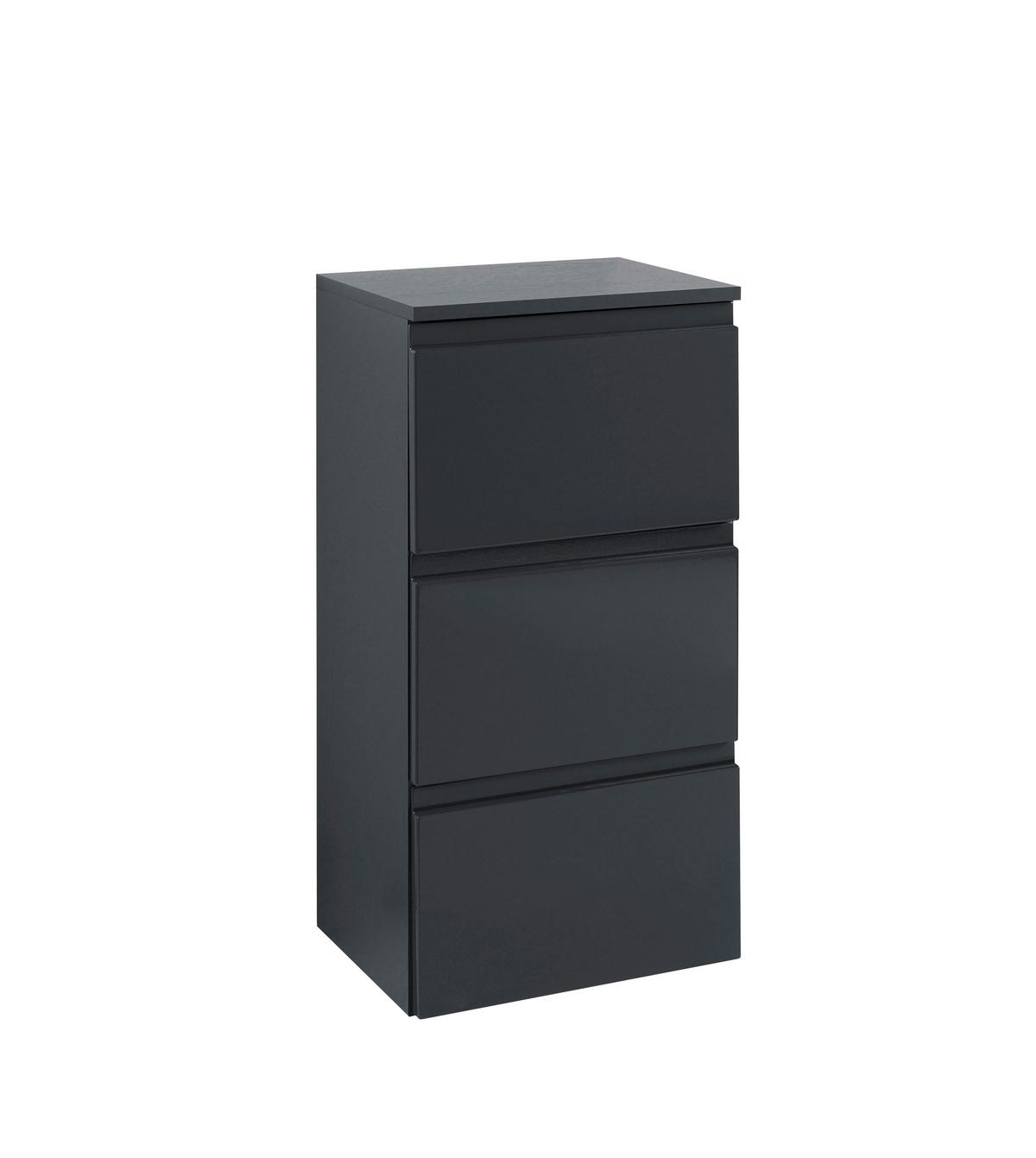 Unterschrank in Grau 'Cardiff' - Grau, Design, Holzwerkstoff (40/79/35cm) - Held