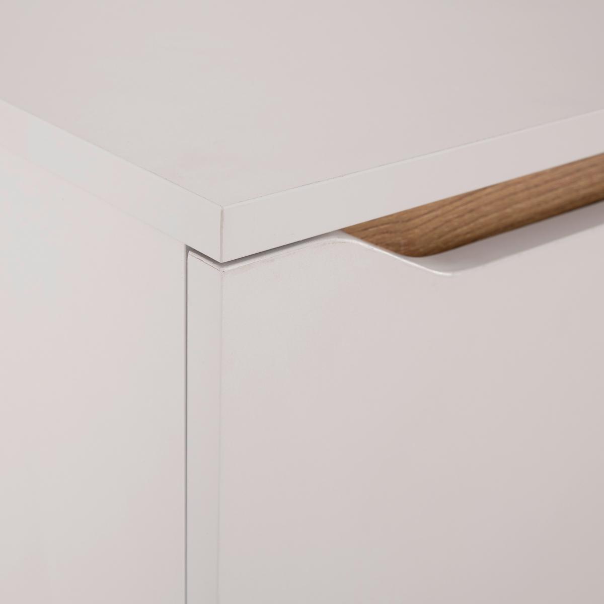 Waschbeckenunterschrank Mallorca Kaschmir/Eiche - Kaschmir/Schwarz, MODERN, Holzwerkstoff (70/60/40cm) - Based