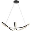 LED-HÄNGLAMPA HIT - svart, Modern, metall/plast (74/22/120cm) - Mömax