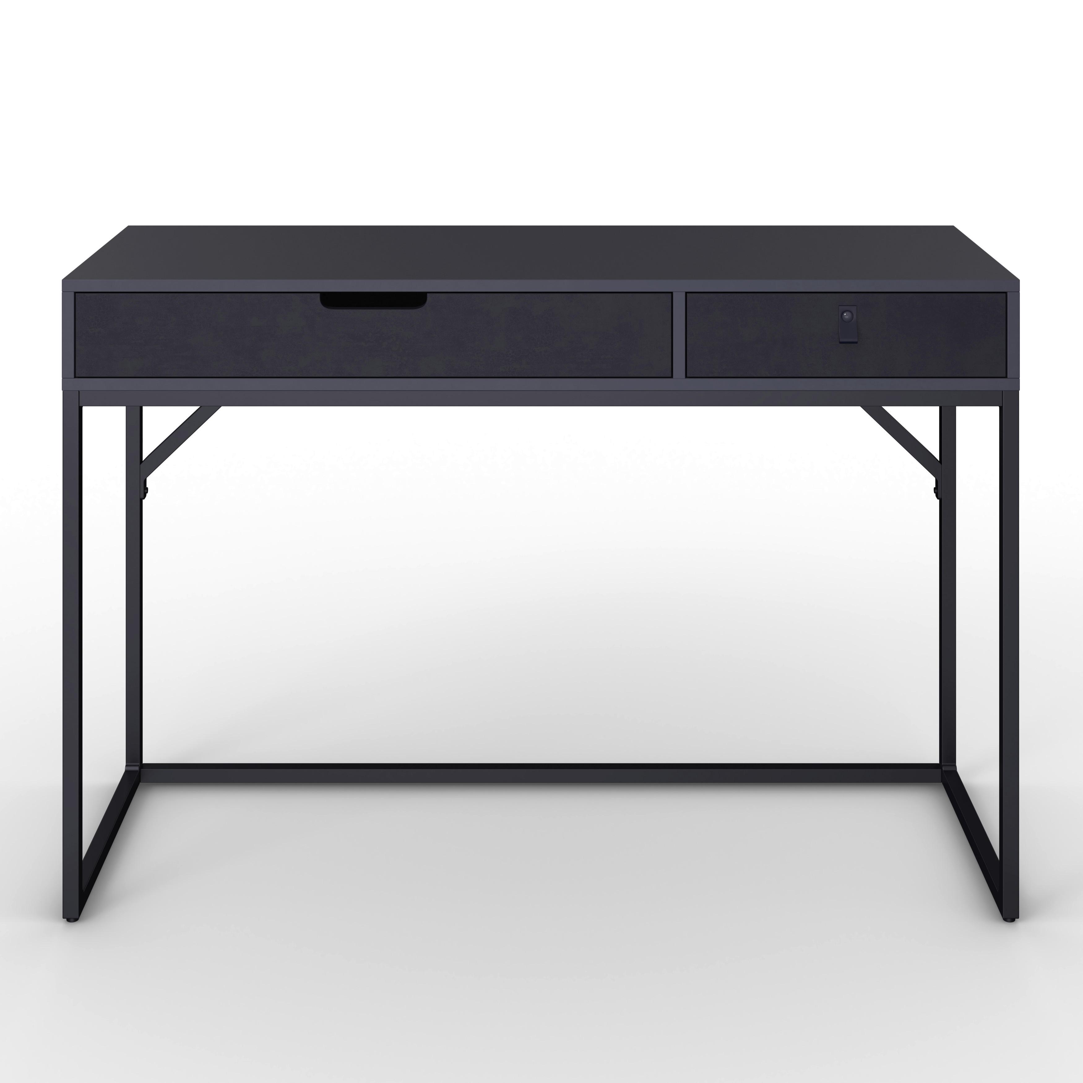 KONSOLBORD SOPHIA - svart, Modern, metall/trämaterial (120/78/40cm) - Bessagi Home
