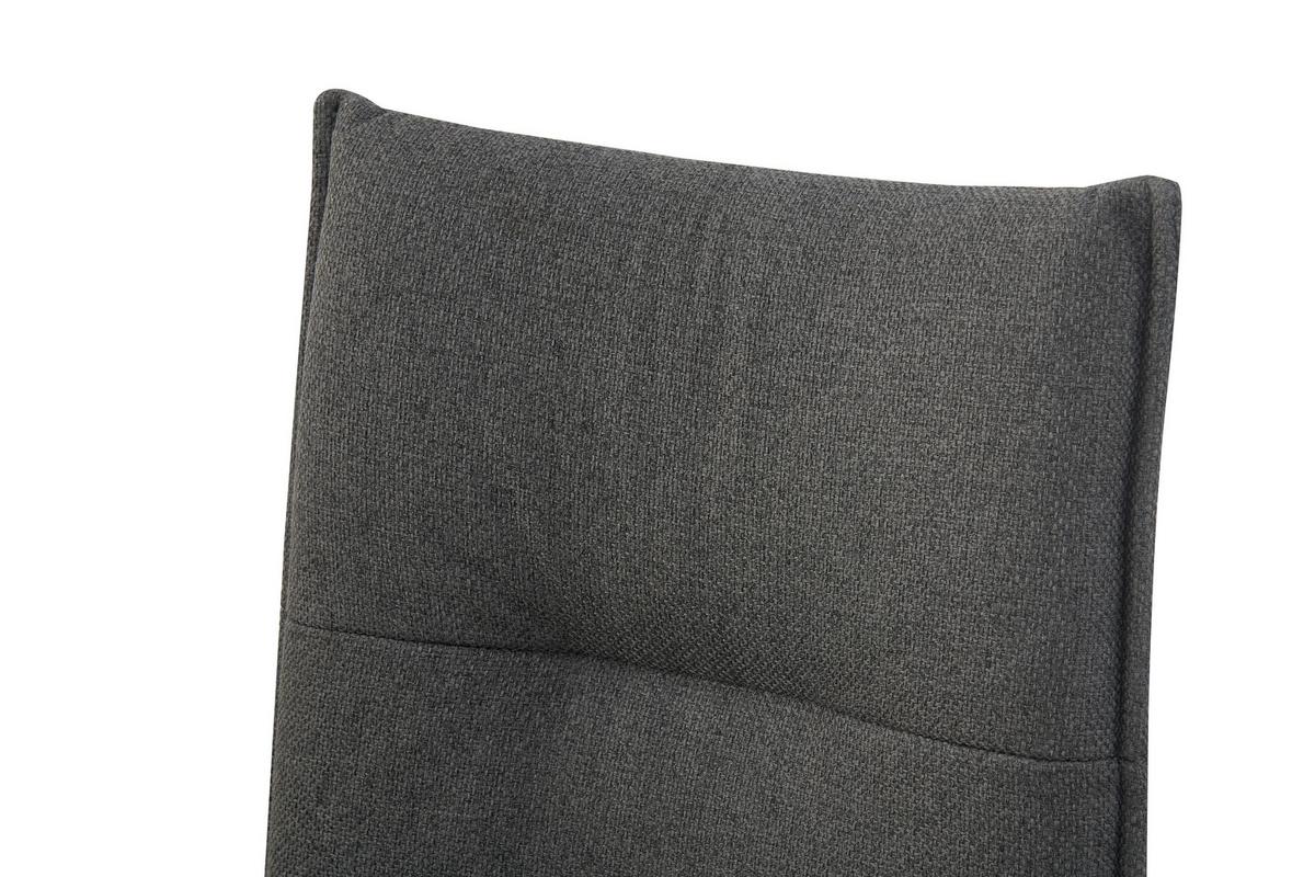 Set Nihajnih Stolov Sonja, Antracit, 2 Kos - črna/antracit, Moderno, kovina/tekstil (46/89/57cm) - MID.YOU