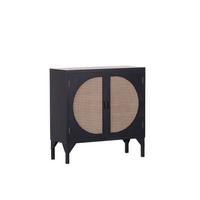 KOMODA POTPOURRI - beżowy/czarny, Konventionell, metal/drewno (95/95/39cm) - Livetastic