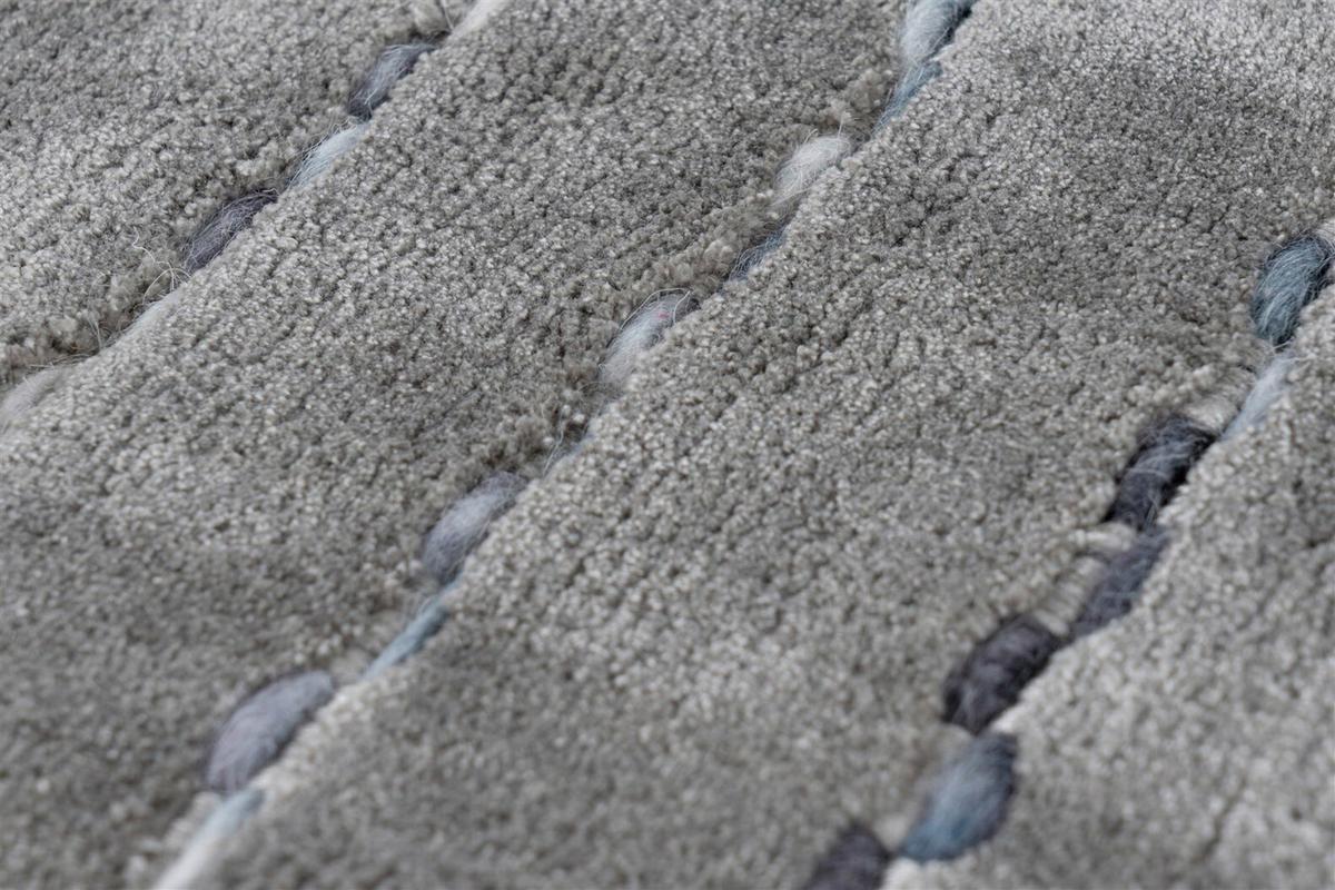 Flachwebeteppich Prime 110 Silber/multi 80x150 - Silberfarben/Multicolor, Basics, Textil (80/150cm) - Kayoom