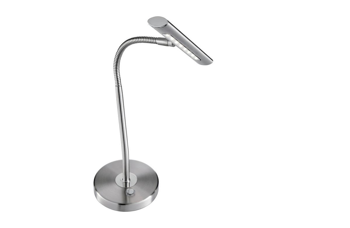 LED-Tischleuchte Curtis Nickelfarben max. 4 Watt - Nickelfarben, LIFESTYLE, Metall (18/35cm) - Trio Leuchten
