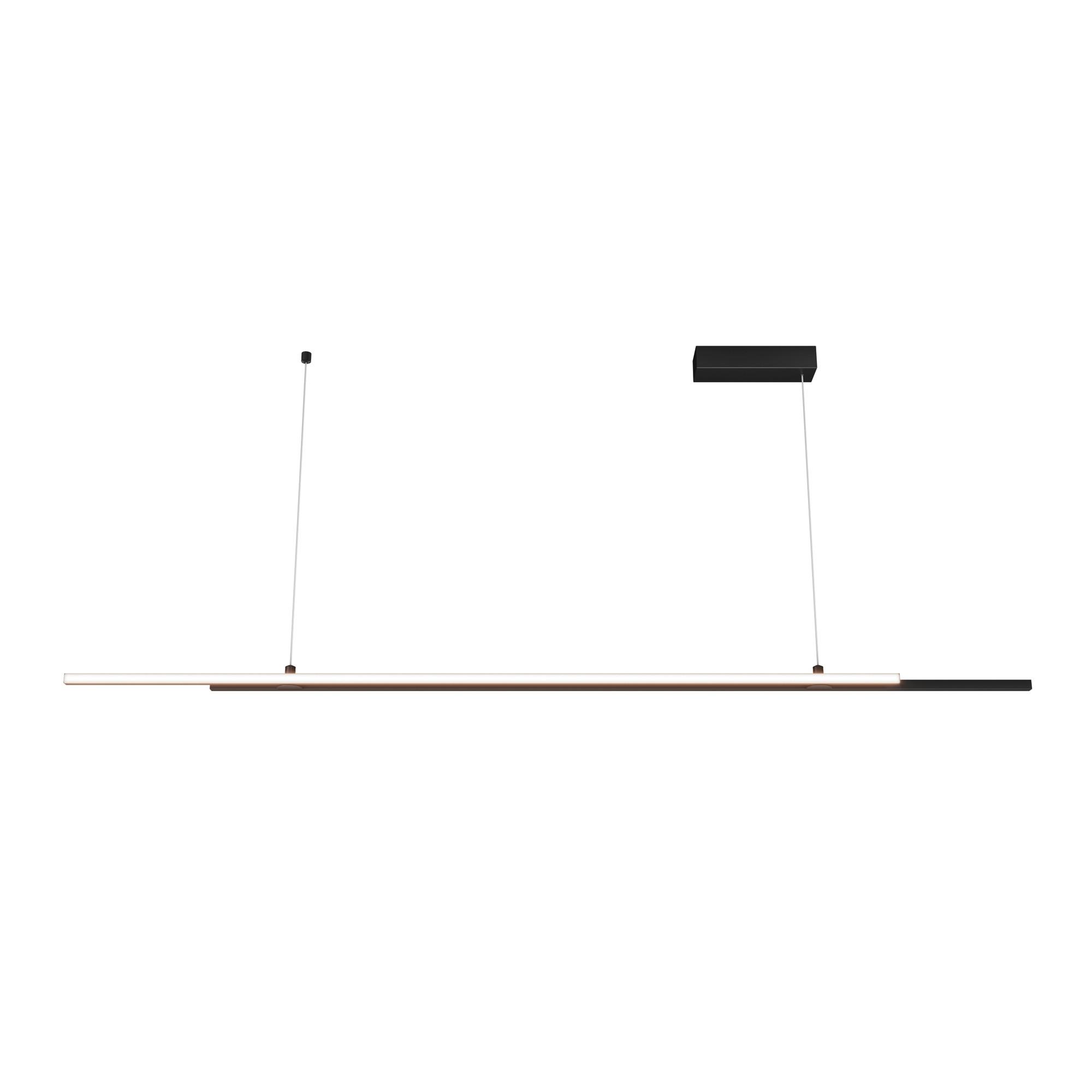 PENDELLEUCHTE HALO - Schwarz, Trend, Metall (150/6/1,5cm) - MAYTONI