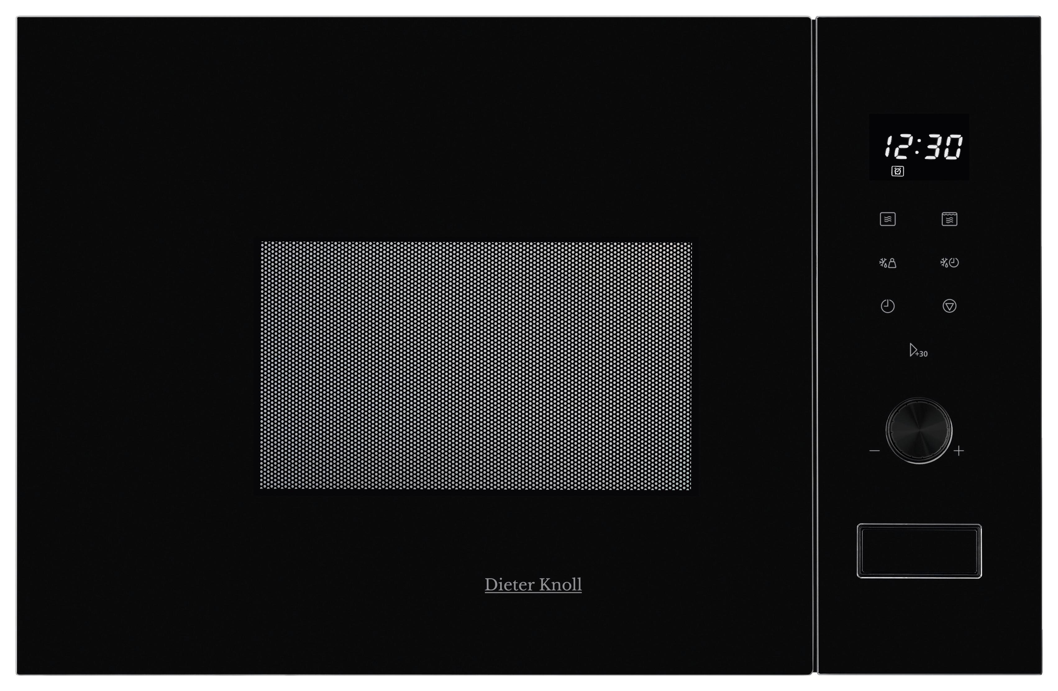 Einbaumikrowelle DKK57303BK in Schwarz - Schwarz, Basics (59,4/38,2/31,8cm) - Dieter Knoll