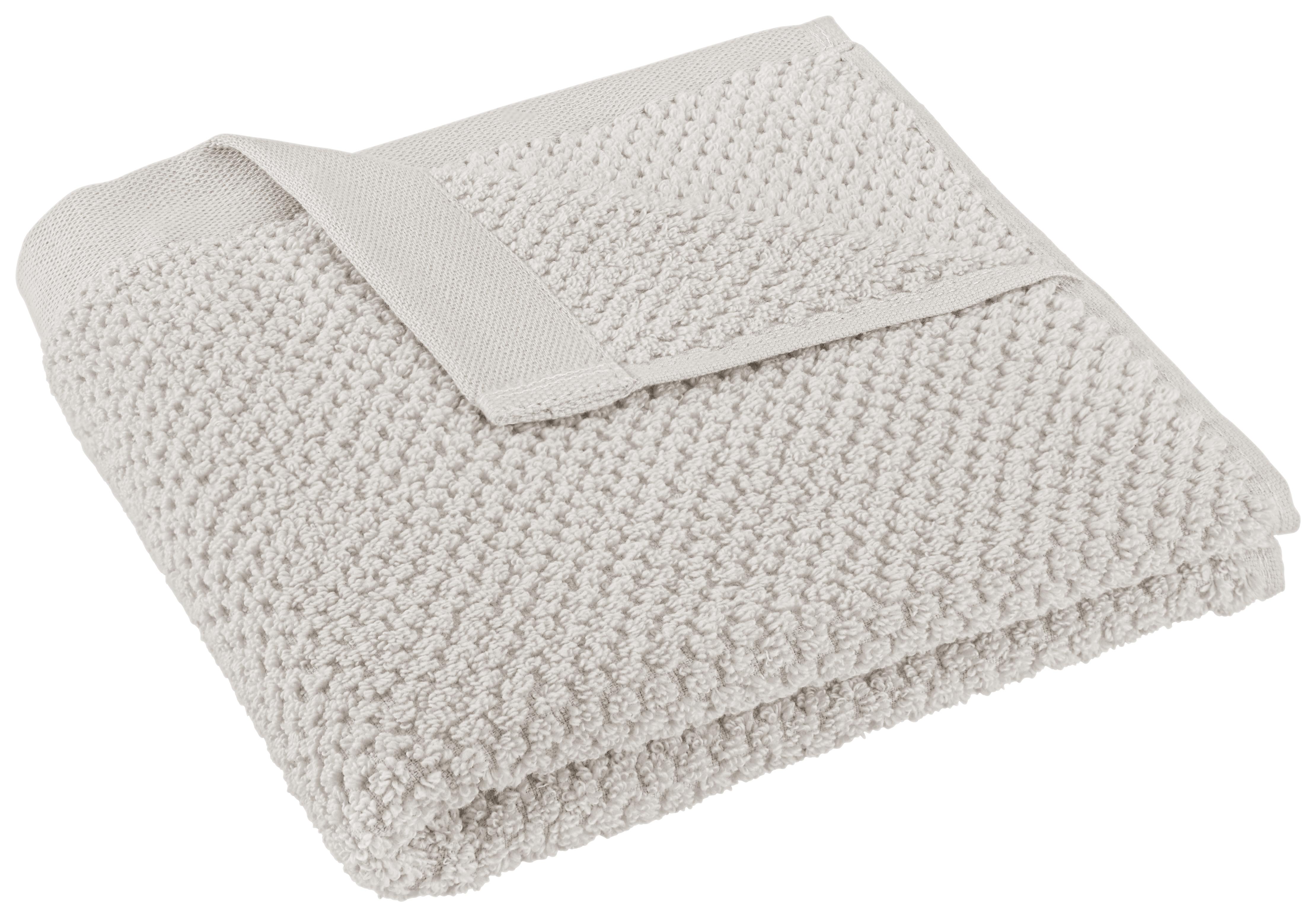 Handtuch Luise in Silberfarben ca. 50x100cm - Silberfarben, Konventionell, Textil (50/100cm) - Modern Living