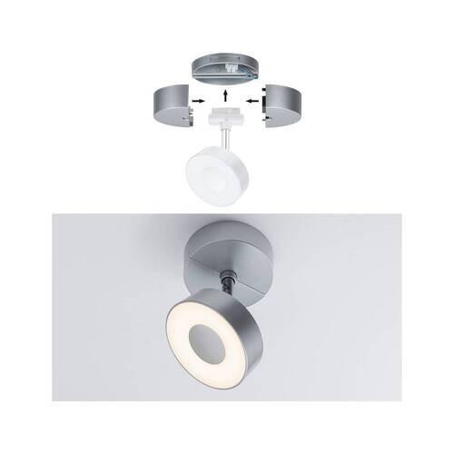 Schienensystem-Strahler Single Spot Base max. 50 Watt - Chromfarben, Basics, Kunststoff (10/3,55cm) - Paulmann