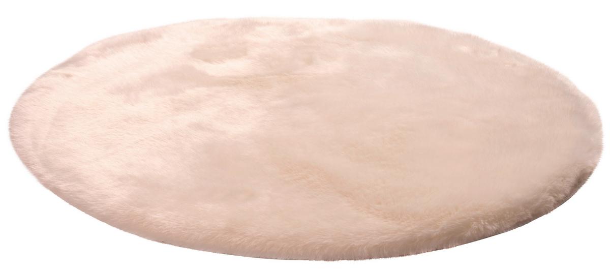 Kunstfell my Samba Beige Ø ca. 80cm - Design (80cm) - Obsession