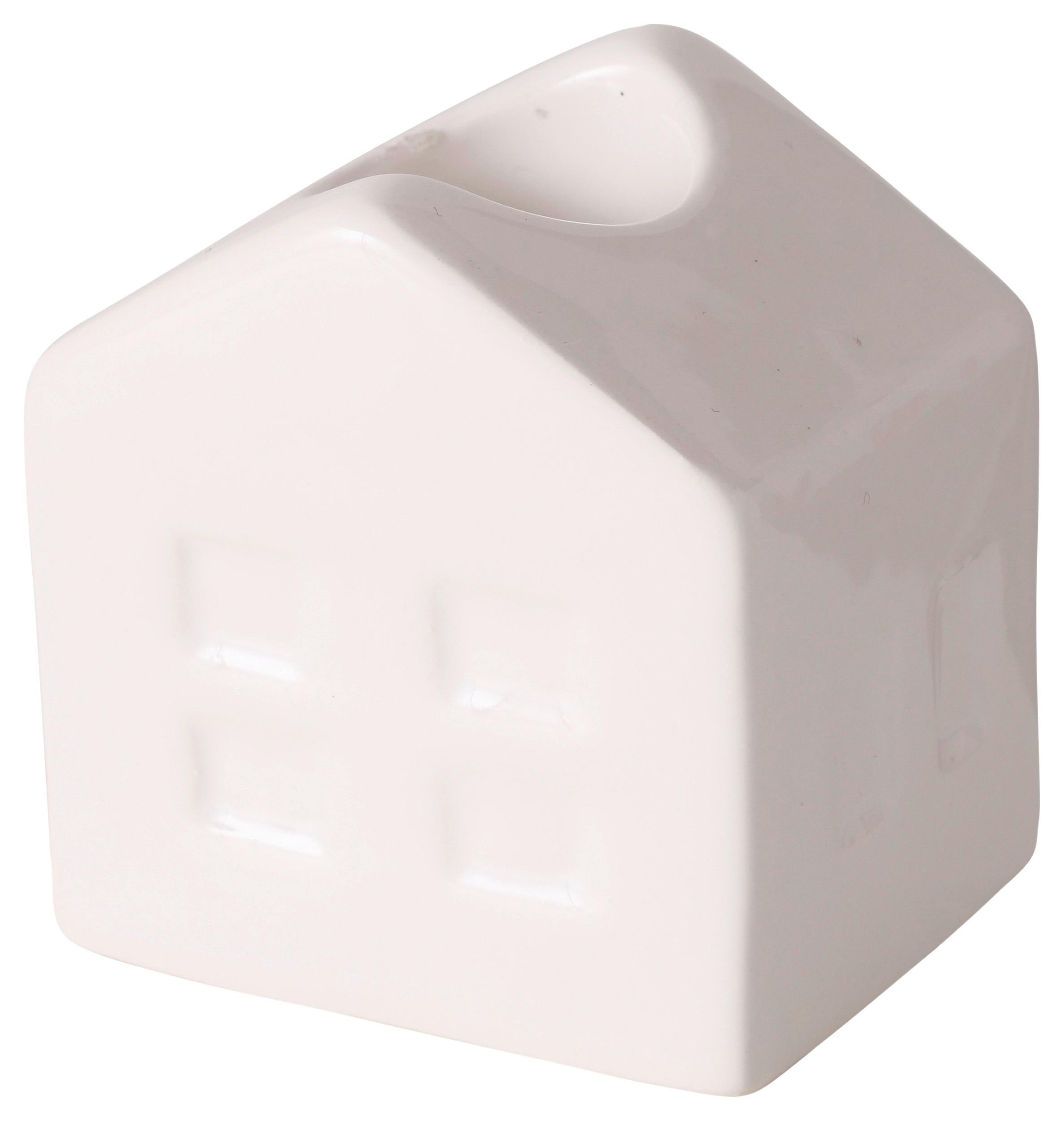 Hengergyertyatartó Tizio I - fehér, Basics, kerámia (6/7/5cm) - Modern Living