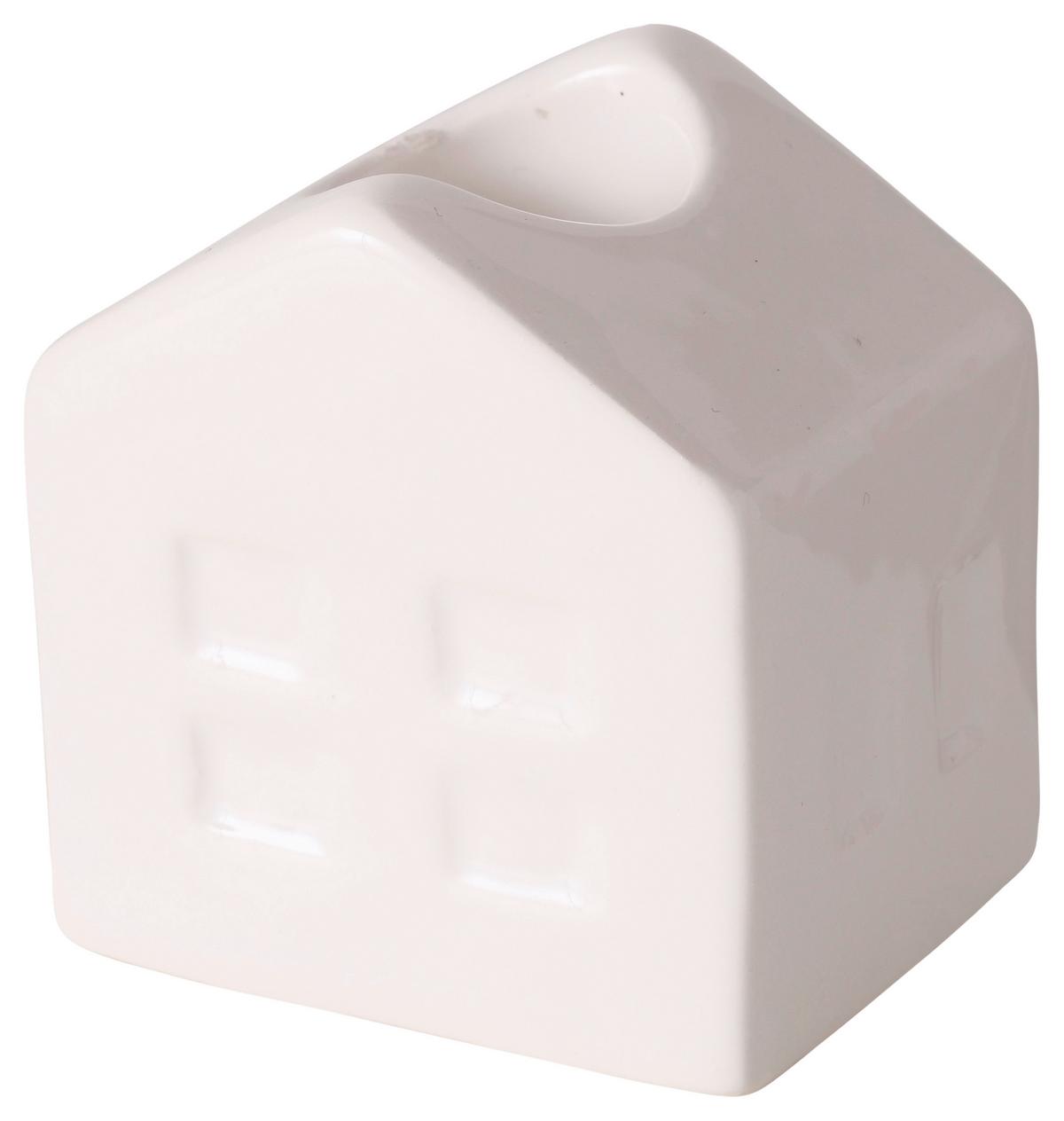 Hengergyertyatartó Tizio I - fehér, Basics, kerámia (6/7/5cm) - Modern Living