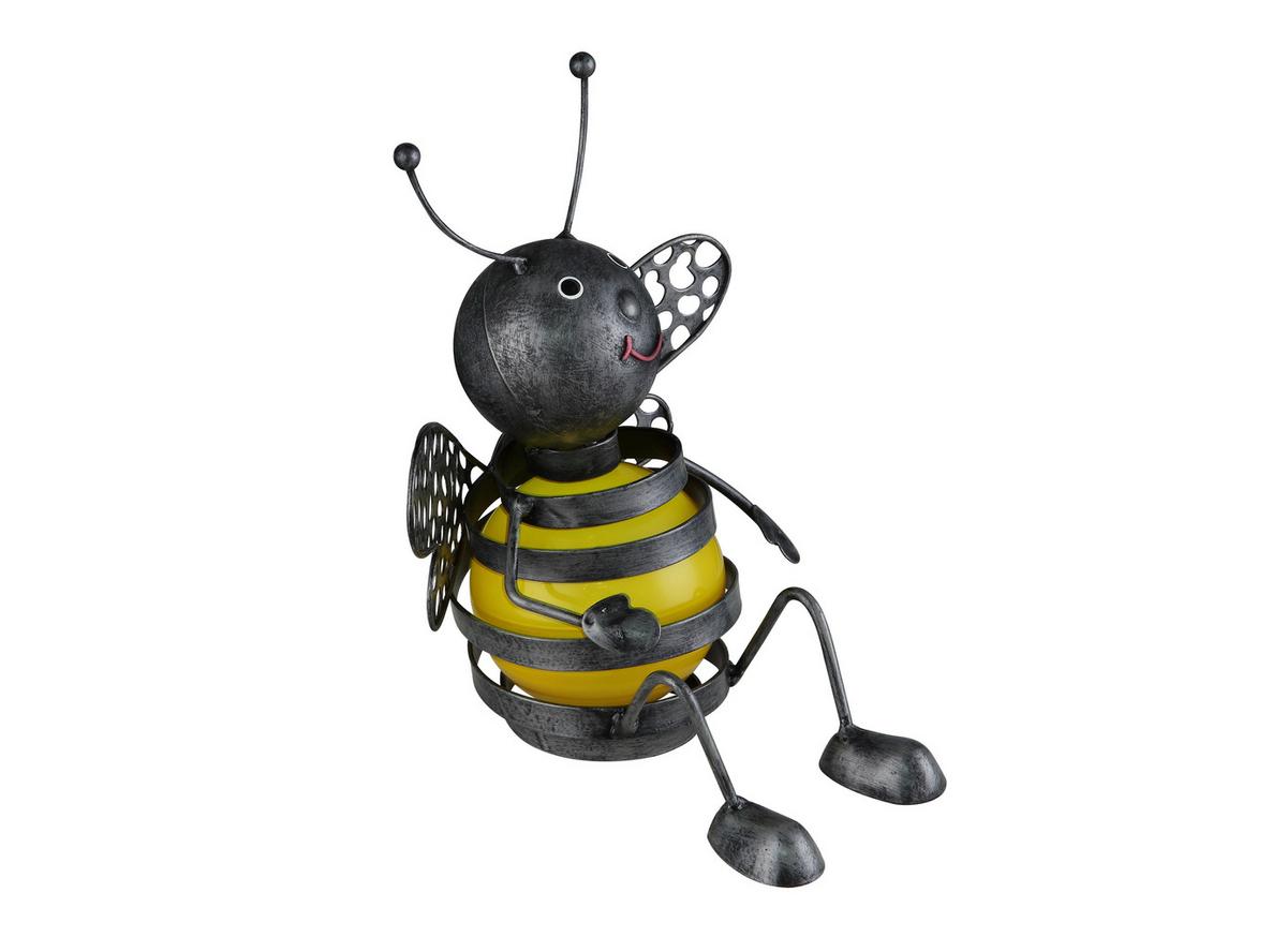 Solarna Svjetiljka Pčela - žuta, Basics, plastika (21,5/17,5/25cm) - Globo