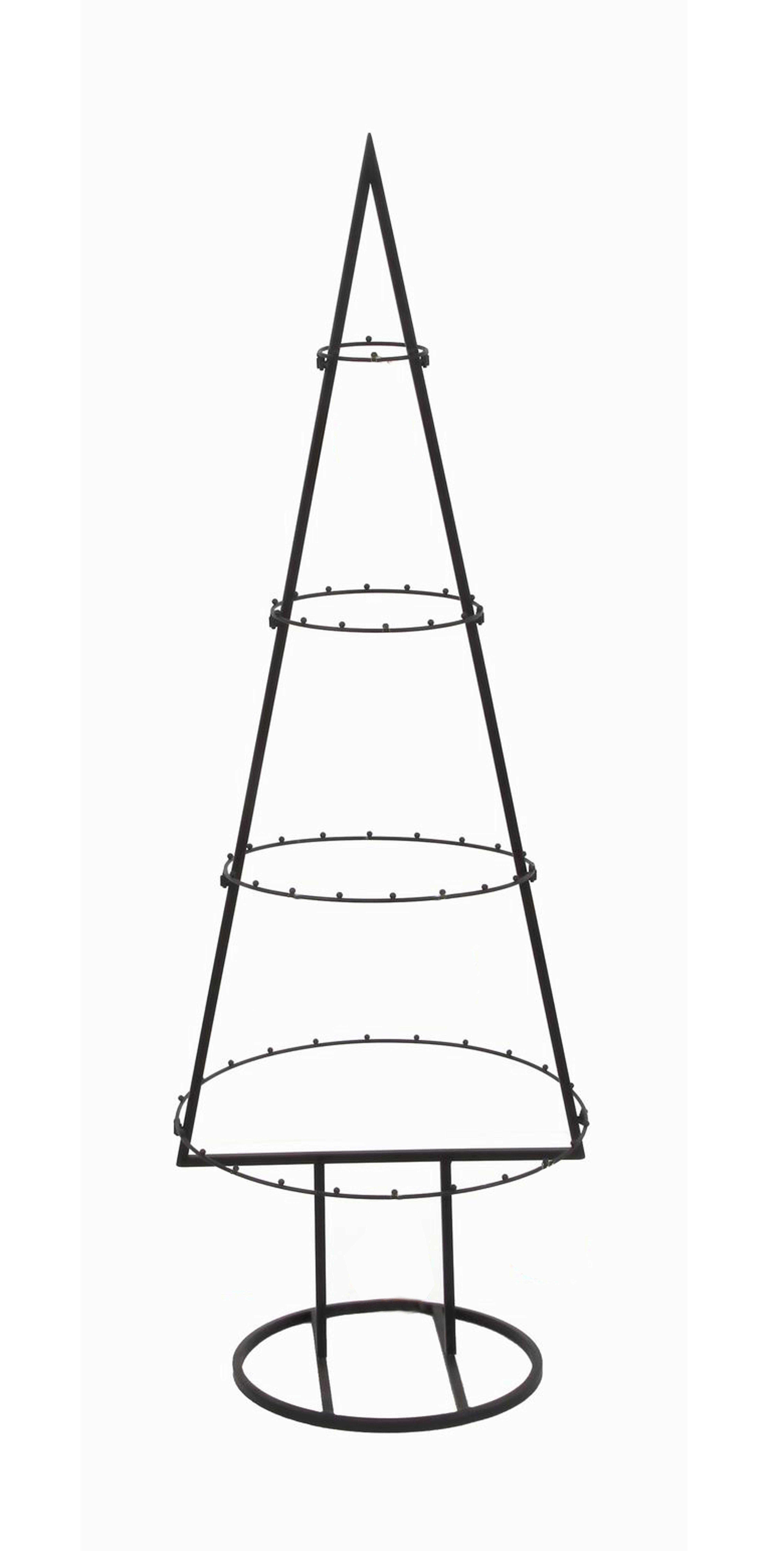 DRZEWO DEKORACYJNE I7031-679BC - czarny, Basics, metal (40/120/40cm) - X-Mas
