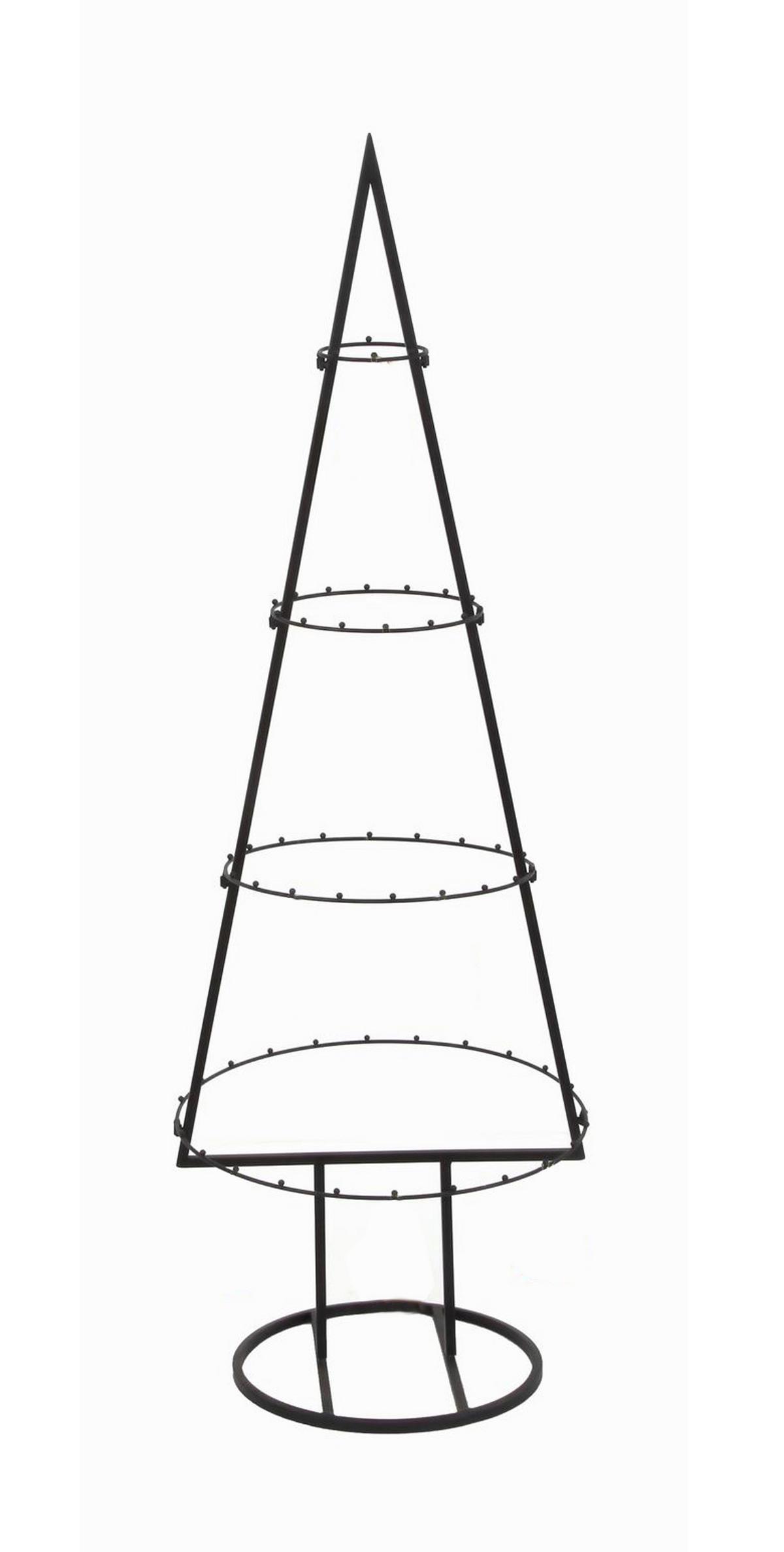 DRZEWO DEKORACYJNE I7031-679BC - czarny, Basics, metal (40/120/40cm) - X-Mas