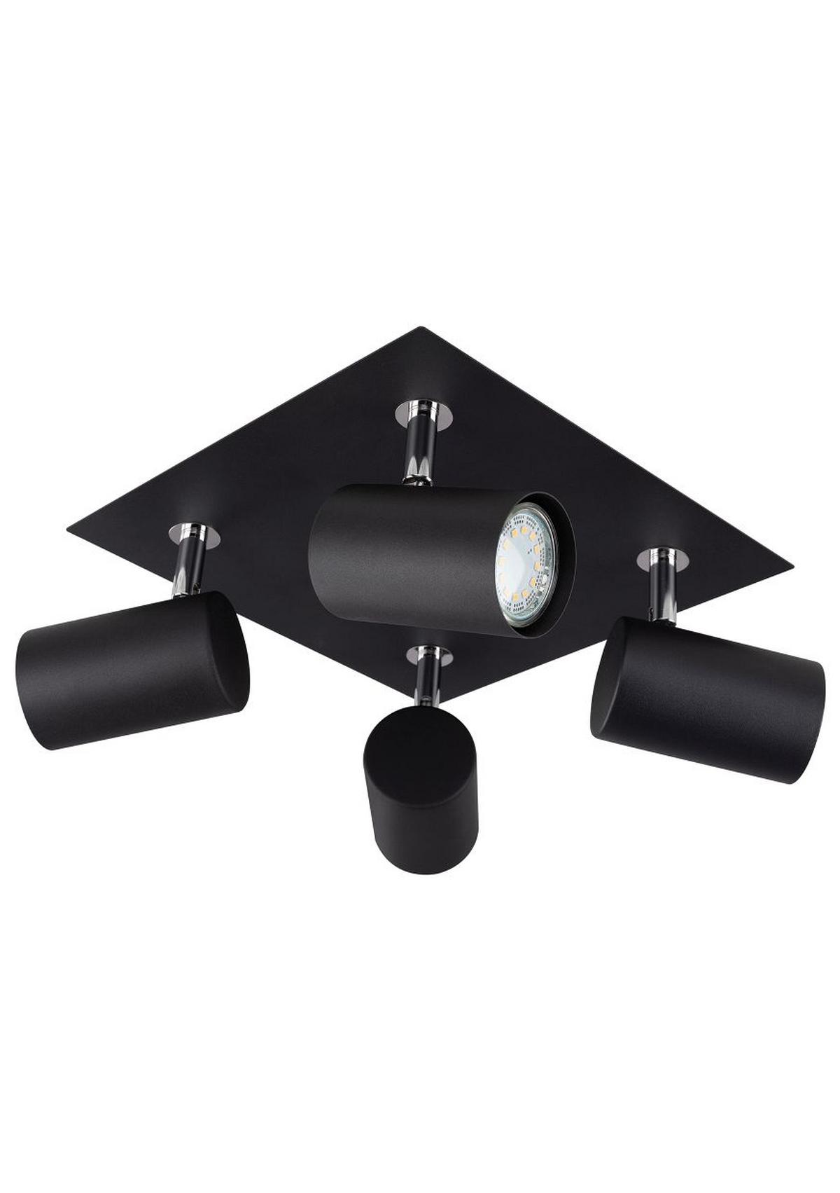 LAMPA REFLEKTOROWA ROCKET *SBN* - czarny, Basics, metal (25/25/15cm) - Novel