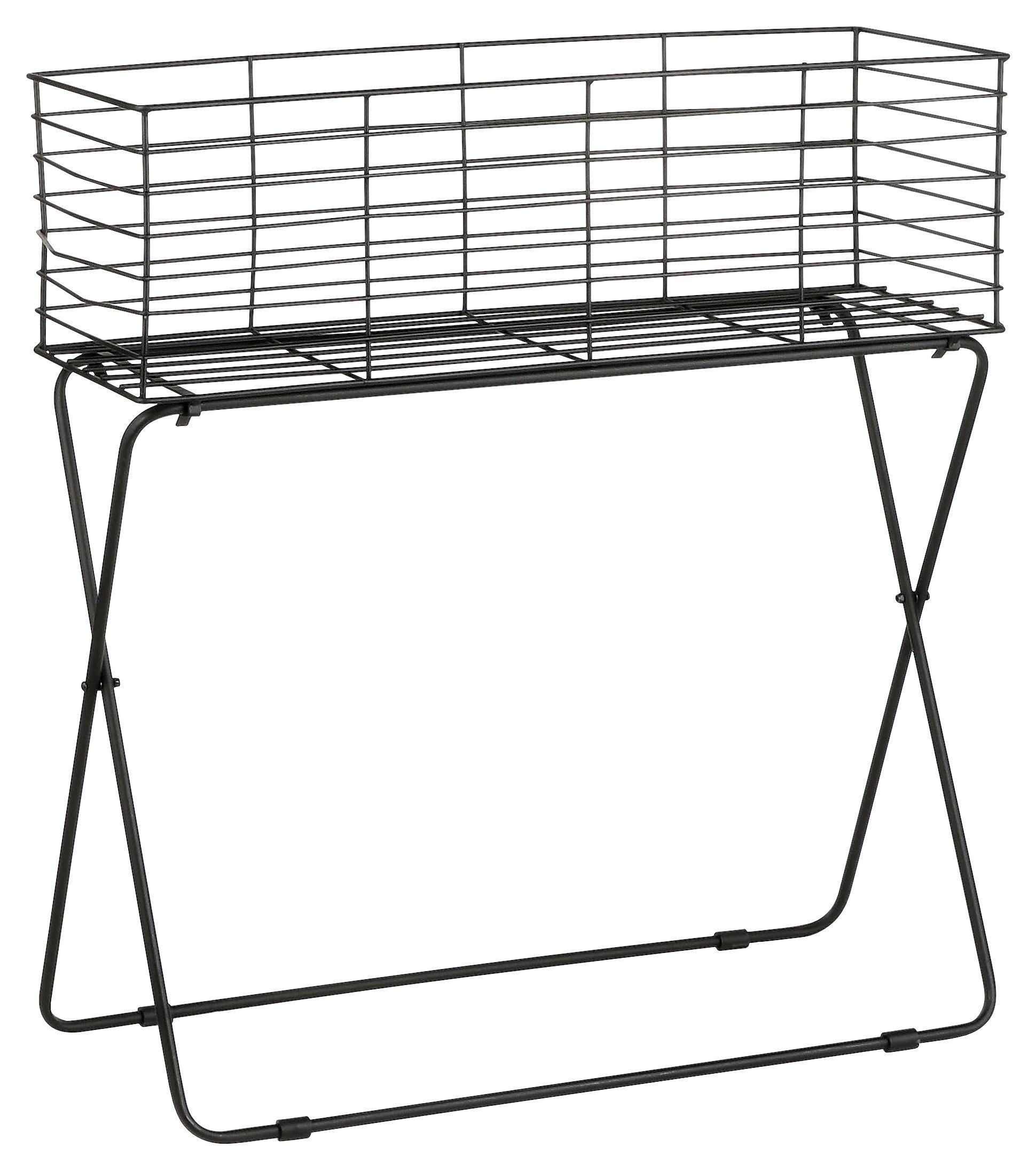 Növénytartó Állvány Fence - fekete, Basics, fém (70/76/24cm)