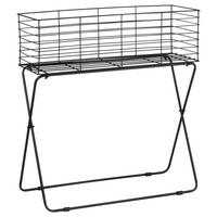 Növénytartó Állvány Fence - fekete, Basics, fém (70/76/24cm)